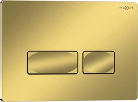Mexen Tex 04 бутон за промиване, златен шампанско гланц - 6104-08