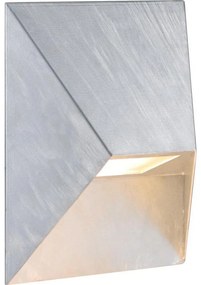 Nordlux - Външно стенно осветително тяло PONTIO 1xGU10/25W/230V IP54 сребристо