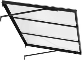Входна поликарбонатна козирка над вратата със стоманена конструкция Šírka: 90 cm | Dĺžka: 140 cm