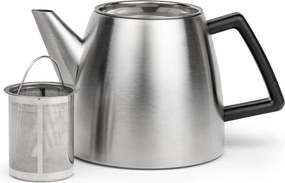 Чайник от неръждаема стомана с цедка в сребрист цвят 1,1 l Duet Odense – Bredemeijer