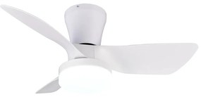 Бяло LED осветително тяло за таван Randers – Trio