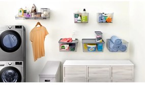 Кутия за съхранение на закрито с капак от рециклирана пластмаса iD Wallspace - iDesign