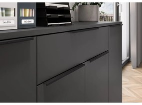 Нисък скрин в антрацит 161x101 cm Mailand - Germania