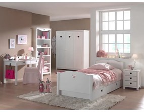 Бяла етажерка за книги , височина 190 cm Amori - Vipack