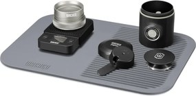 Подложка за сушене и трамбоване Wacaco L, Силиконова, Гладка и оребрена повърхност, Без BPA,Сив