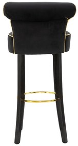 Бар стол от синьо кадифе 96 cm Luxy - Mauro Ferretti