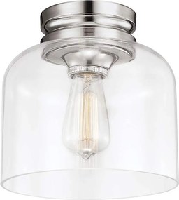 Feiss FE-HOUNSLOW-F-PN - Таванно осветително тяло HOUNSLOW 1xE27/60W/230V лъскав хром