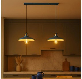 Brilagi - LED Пендел FLAMENGO 2xE27/60W/230V син