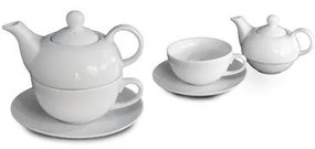 Horecano - Порцеланов чайник с чаша за чай комплект (SJ0343536/SJ0333435)КП - Китайски порцелан