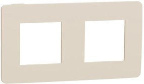 SE Лицева рамка 2х цвят Крем / Крем Unica Studio Color  /до изчерпване/ - NU280444