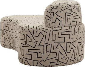 Бежов диван от букле 176 cm Nairobi – Mauro Ferretti