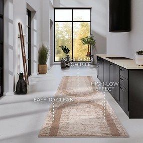 Бежова пътека 80x240 cm Bartoux Beige – Elle Decoration