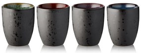 Черни керамични чаши в комплект 4 бр. за лате 270 ml Gastro Black/Mix – Bitz
