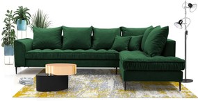 Ъглов диван Lena-Green-Right
