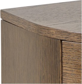 Нощно шкафче от декор от дъб в тъмно естествен цвят Paron – Actona