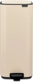 Кош за боклук Brabantia Bo Pedal 1010124, 30 л, Леко затваряне, Противоплъзгаща основа, Бежов