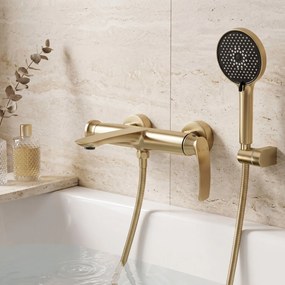Смесител за вана PREMIUM REA Como Brush Gold