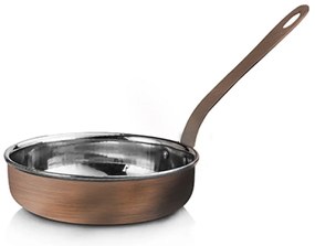 Horecano - Метално мини тиганче с медно покритие 15.50 x 4 см - 600 мл (SG-95256(B)) ANTIQUE