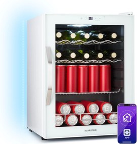 Klarstein Coachella 60 Smart охладител, Wifi, LED, 3 полици, Подсветка, EEK E