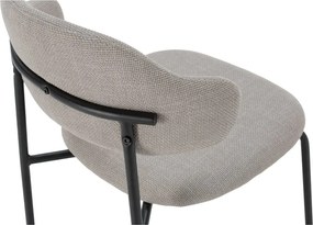 Светлосиви трапезни столове в комплект от 4 бр. Adriel – Marckeric