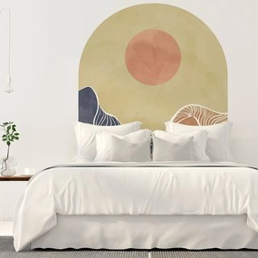 Стикер за стена 120x140 cm Abstract Rising Sun Arch - Ambiance