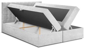 Светлосиво двойно легло , 160 x 200 cm Jade - Mazzini Beds