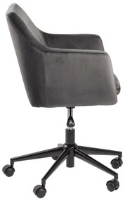 Сив офис стол Nora - Actona