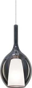 Ideal Lux - Висяща лампа на кабел KALIQUE 1xE27/42W/230V Ø 18 см опушено черно