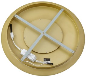 Модерна таванна лампа златна 60 см вкл. LED 3-степенно димиране - Morning