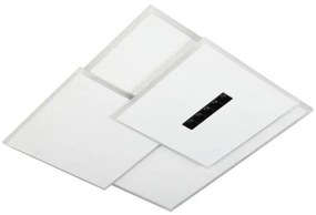 LED Димируем плафон LED/95W/230V 3000-6500K бял + дистанционно управление