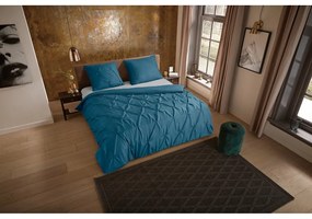 Единично удължено спално бельо от микрофибър в петролен цвят 140x220 cm Pure Elegance – Good Morning