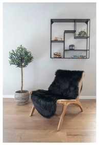 Черна синтетична пътека 60x180 cm – House Nordic