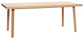 Трапезна маса от декор от дъб 100x200 cm Herringbone – Hübsch