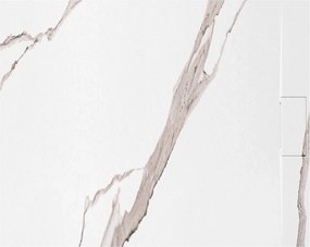 Корито за душ кабина Bazalt CARRARA WHITE 80x100