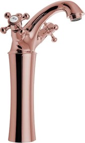 Розова стояща батерия за мивка Antea – Sapho