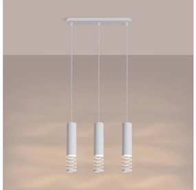 Sollux SL.1688 - Пендел LAMI 3xGU10/10W/230V бял