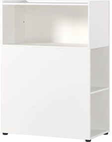 Бял шкаф за книги 80x120 cm Mailand - Germania