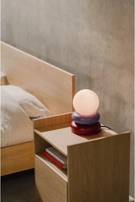 Нощно шкафче от декор от дъб с рафтове в естествен цвят Toopt – noo.ma