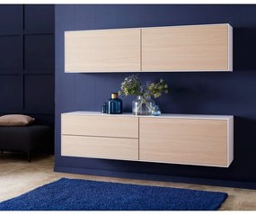 Нисък скрин с дъбов декор в комплект от 2 чекмеджета 180x46 cm Edge by Hammel - Hammel Furniture