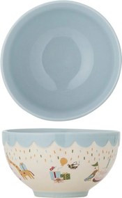 Светлосиня/кремава глинена детска купичка ø 13,5 cm Celebrate – Bloomingville Mini