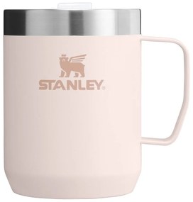 Светлорозова термочаша от неръждаема стомана 230 ml Stay-Hot Camp Mug Rose Quartz – Stanley