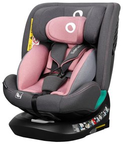 Lionelo - Автокресло с въртяща се база BASTIAAN ONE i-Size 40-150 см Pink Rose