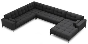 Тъмносив ъглов диван (ляв ъгъл) Bali – Cosmopolitan Design