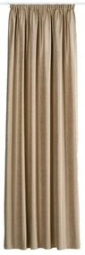 Бежова кадифена завеса 140x260 cm Novara - Mendola Fabrics