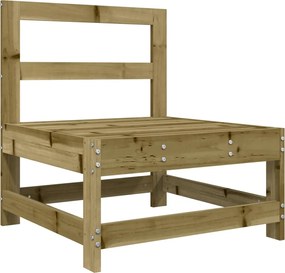 825484 vidaXL Градински средни диван, импрегниран бор