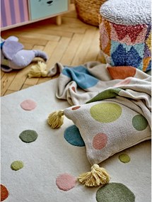 Кремаво бебешко одеяло 130x160 cm Clennie – Bloomingville Mini