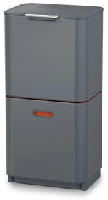Графитно сив контейнер за сортирани отпадъци Totem Max, 60 л - Joseph Joseph