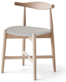 Бежов/естествен трапезен стол от масивен дъб Dora – Hammel Furniture