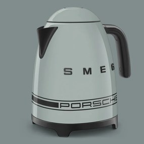 Електрическа кана SMEG Porsche KLF03PSGEU, 2400 W, 1.7 л, 360° основа, Гланцово покритие, Зелен