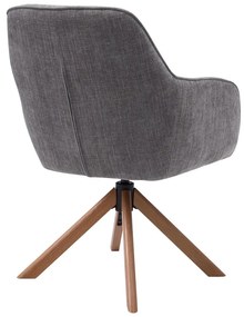 Сиви тапицирани трапезни столове в комплект 2 бр. Avola – Unique Furniture